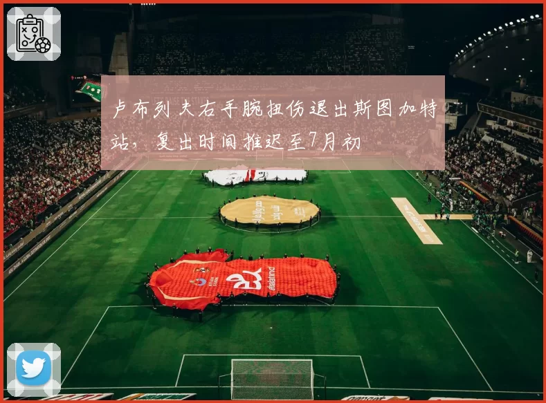 卢布列夫右手腕扭伤退出斯图加特站，复出时间推迟至7月初